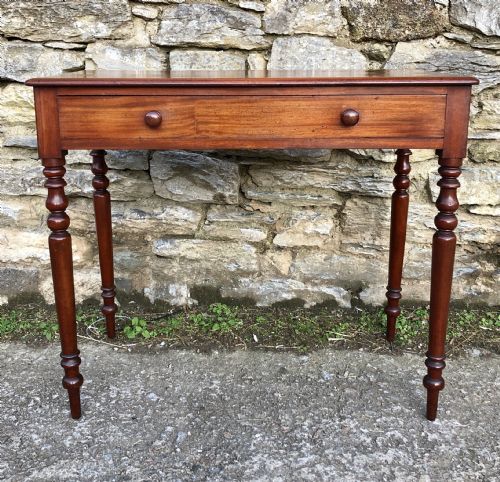 fig 1. Victorian Mahogany Side Table