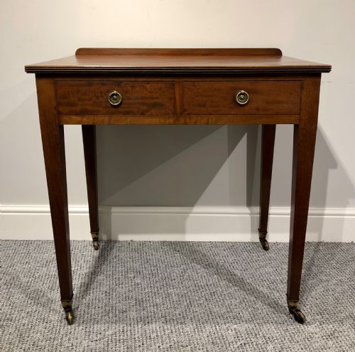 fig 1. Antique Mahogany Side Table by Edwards & Roberts
