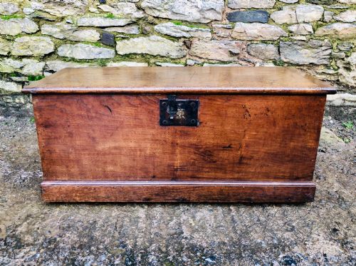 Antique 18th Century Oak Blanket Box Chest