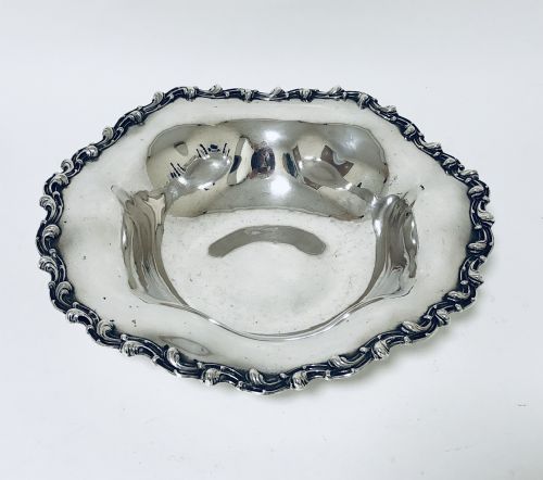 fig 1. Large American Solid Sterling Silver Bowl by Towle