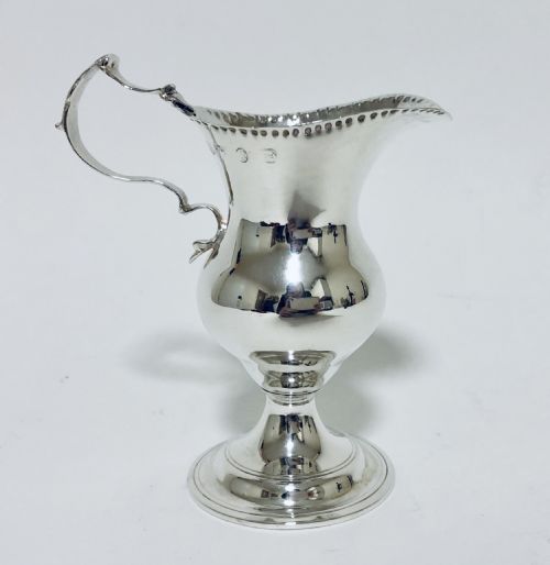 fig 1. Victorian Solid Sterling Silver Milk Cream Jug