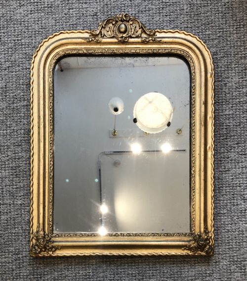 Antique French Louis Philippe Style Gilt Wall Mirror