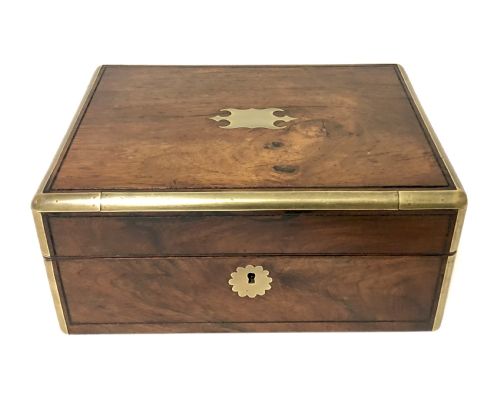 fig 1. Antique Victorian Fitted Vanity Dressing Box