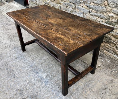 fig 2. Antique Oak and Elm Farmhouse Table