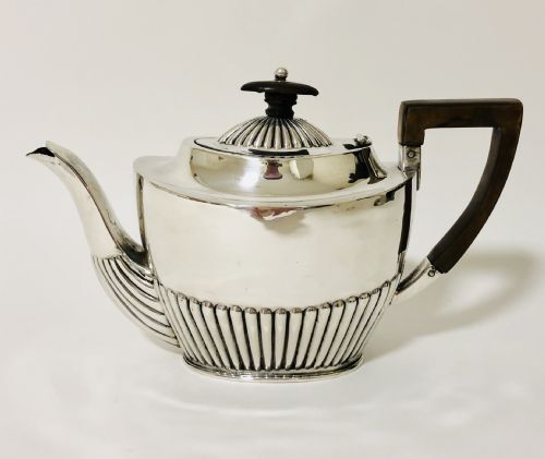 Victorian Solid Silver Teapot