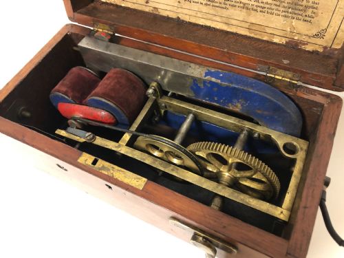 fig 2. Antique Magneto Electric Shock Machine