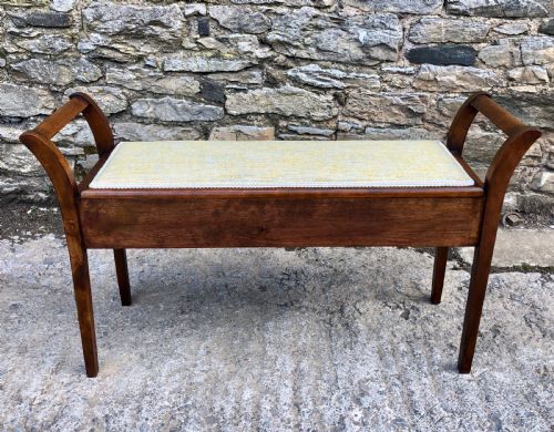 Antique Mahogany Duet Stool