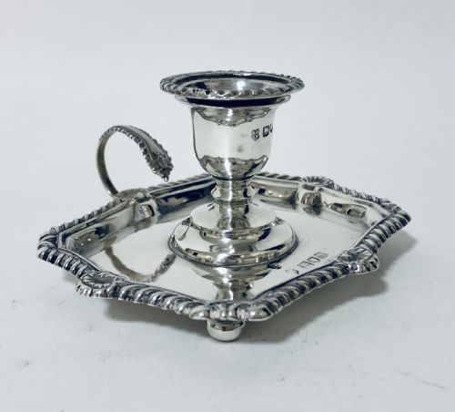 Victorian Silver Chamberstick
