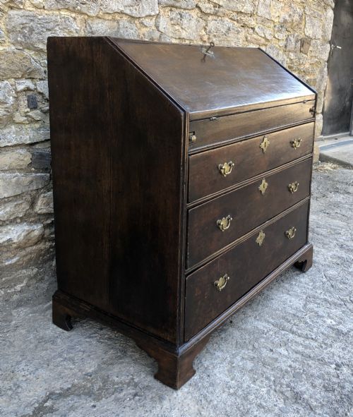 fig 2. 18th Century Georgian Oak Bureau
