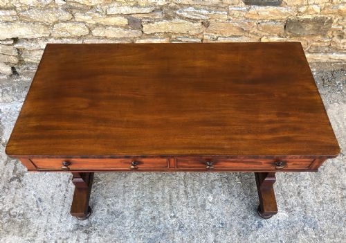 fig 1. Antique Regency Mahogany Side Table