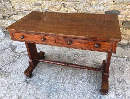 fig 2. Antique Regency Mahogany Side Table