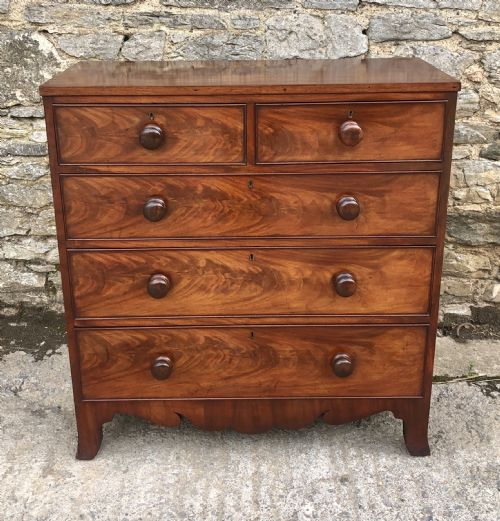 fig 1. Regency Mahogany Chest of Drawers