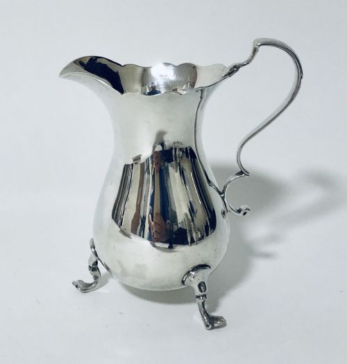 Antique Solid Silver Cream Jug
