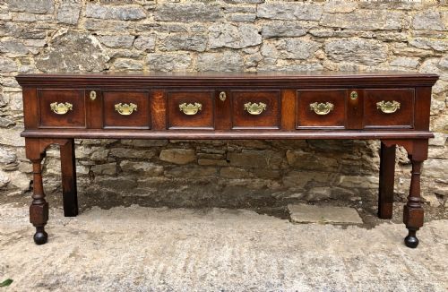 18th Century Oak Dresser Base