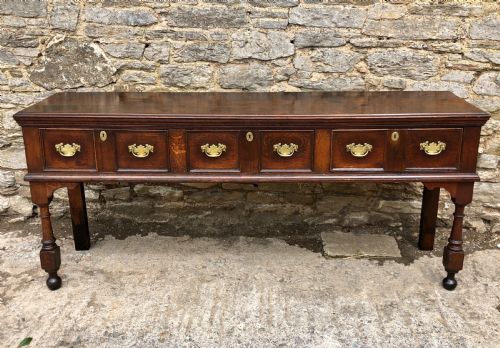 fig 1. 18th Century Oak Dresser Base