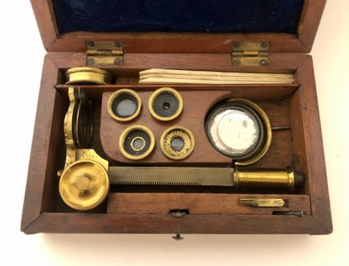 fig 4. Rare Antique Botanical Microscope