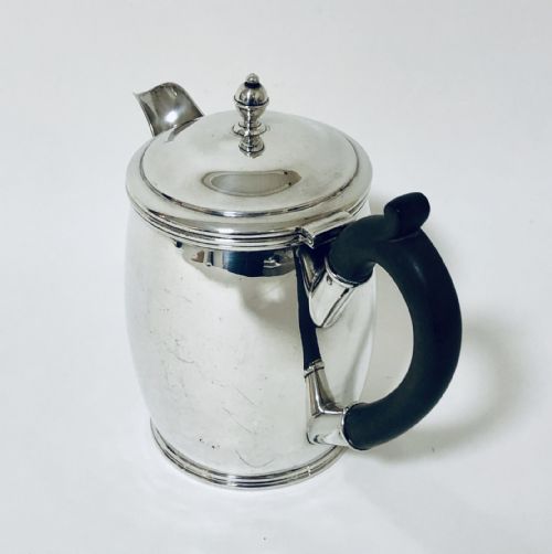 fig 1. Antique Solid Silver Hot Water Pot