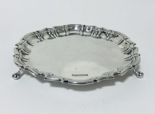 Antique Solid Silver Salver