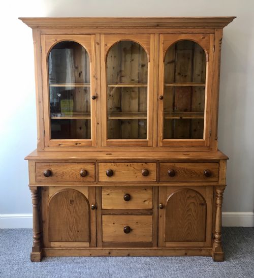 Antique Westcountry Glazed Pine Dresser