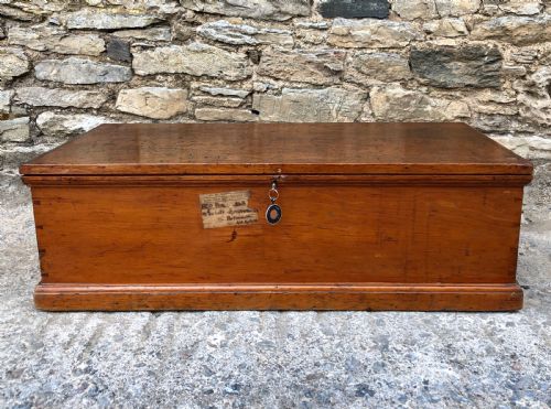 fig 1. Antique Military Bed Box