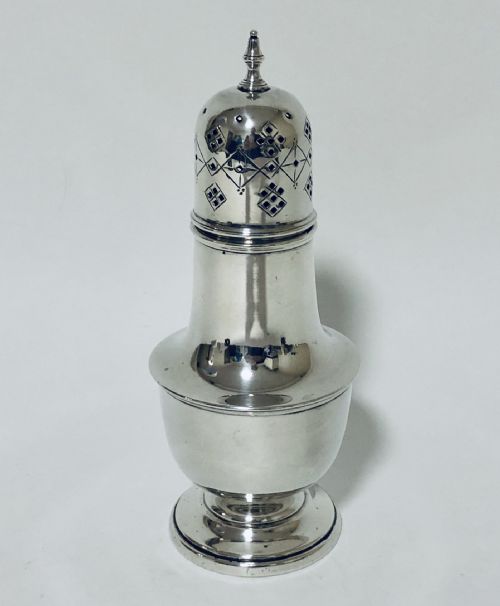 Antique Sterling Silver Sugar Shaker Caster