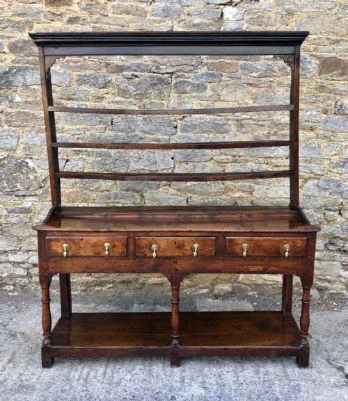 18th Century Georgian Oak Potboard Dresser