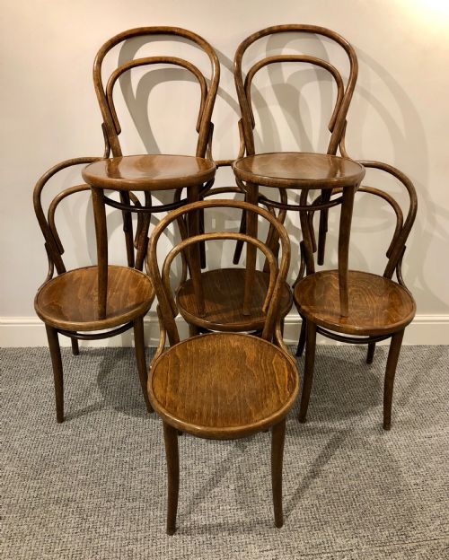 Set of 6 Bentwood Cafe Chairs