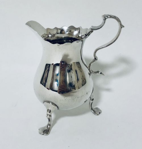 Antique Victorian Solid Silver Milk Jug