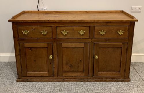Antique Elm and Pine Westcountry Dresser Base