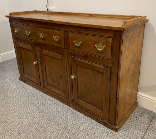 fig 1. Antique Elm and Pine Westcountry Dresser Base