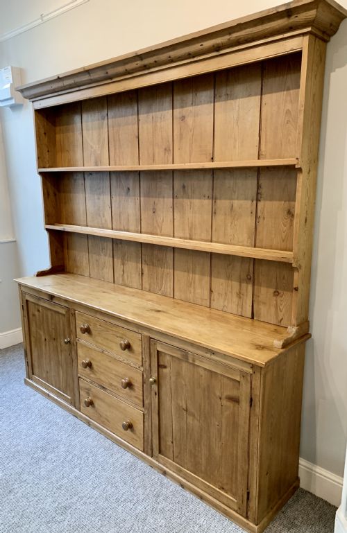 fig 1. Large Antique Pine Dresser