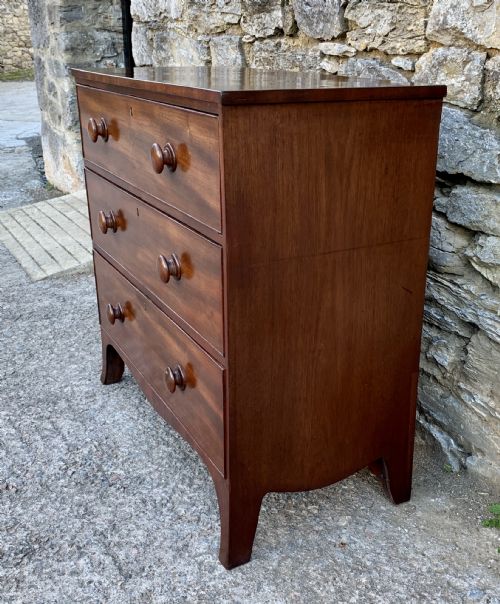 fig 1. Small Regency Mahogany Chest of Drawers
