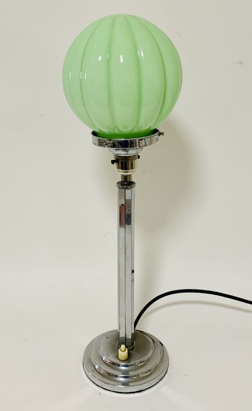 Art Deco Chrome Table Lamp