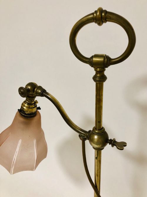 fig 1. Antique Adjustable Desk Lamp
