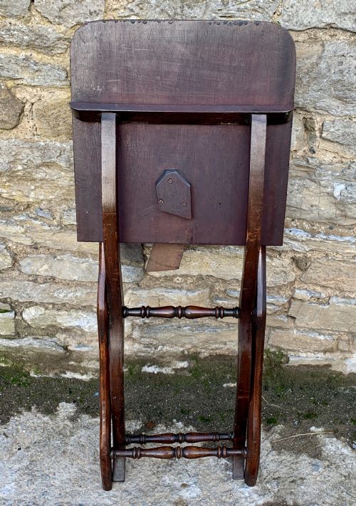 fig 2. Victorian Mahogany Folding Coaching Table