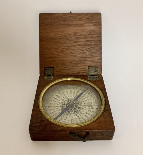Antique Dry Card Pocket Compass