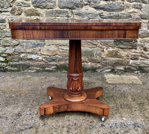 fig 1. Regency Rosewood Card Table