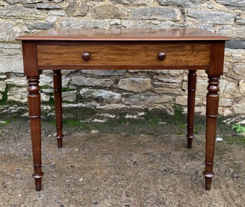 fig 1. Victorian Mahogany Side Table