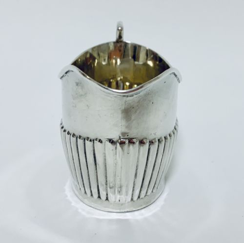 fig 1. Antique Solid Silver Milk Cream Jug