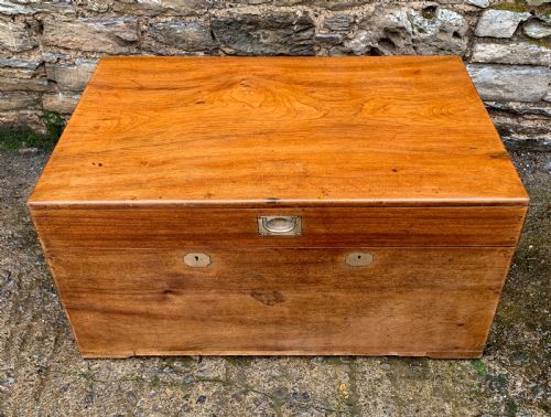 Antique Camphorwood Military Trunk Chest