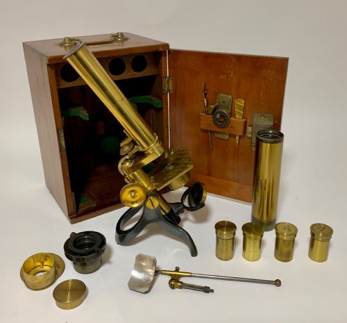 Rare Antique Microscope the Davon Micro-telescope