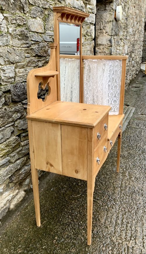 fig 2. Antique Pine Dressing Table by Maple & Co