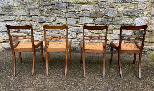 fig 2. Set of 4 Regency Rosewood Dining Chairs