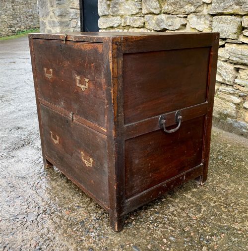 fig 1. Antique Ship's Cabin Chest of Drawers