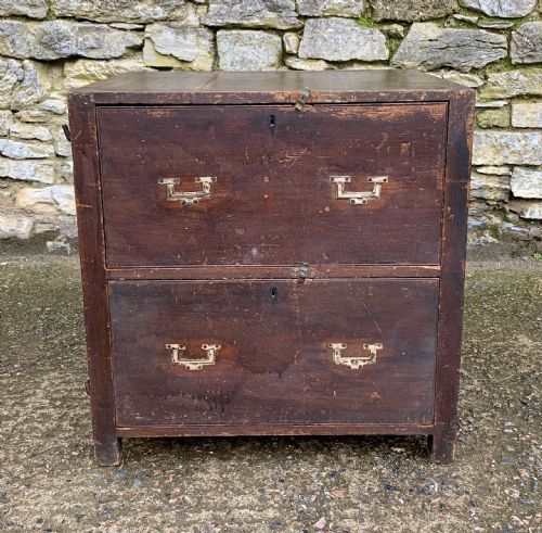 fig 2. Antique Ship's Cabin Chest of Drawers