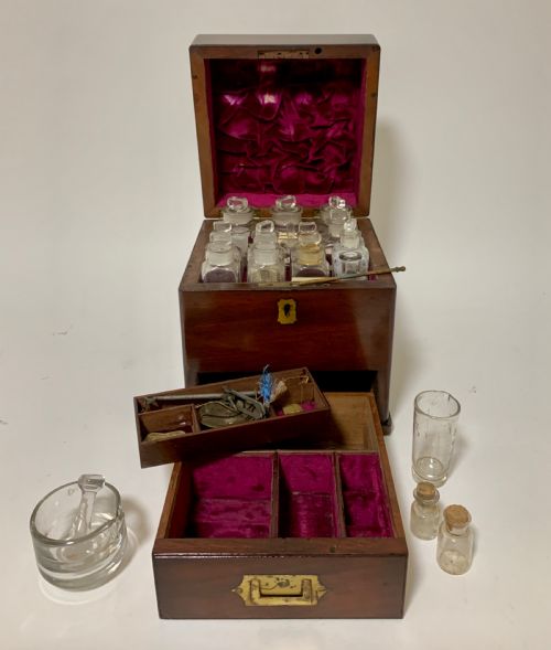 Antique Apothecary Cabinet Box