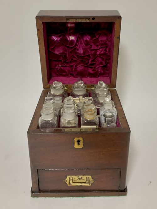 fig 2. Antique Apothecary Cabinet Box