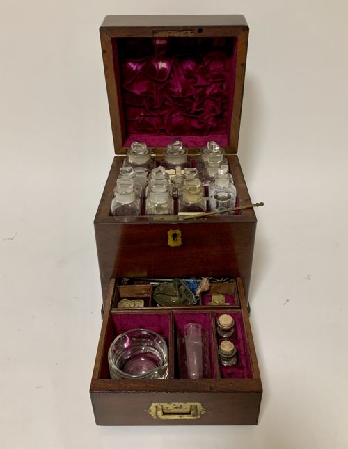 fig 3. Antique Apothecary Cabinet Box