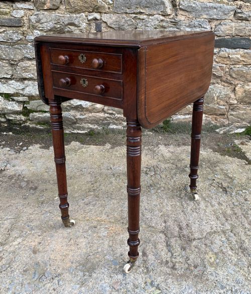 Victorian Mahogany Drop Flap Work Table