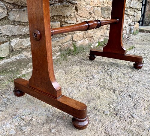fig 2. Antique Regency Mahogany Library Table